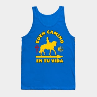 Horseback Camino de Santiago Buen Camino En Tu Vida Tank Top